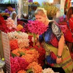 In Bangkok - Blumenmarkt